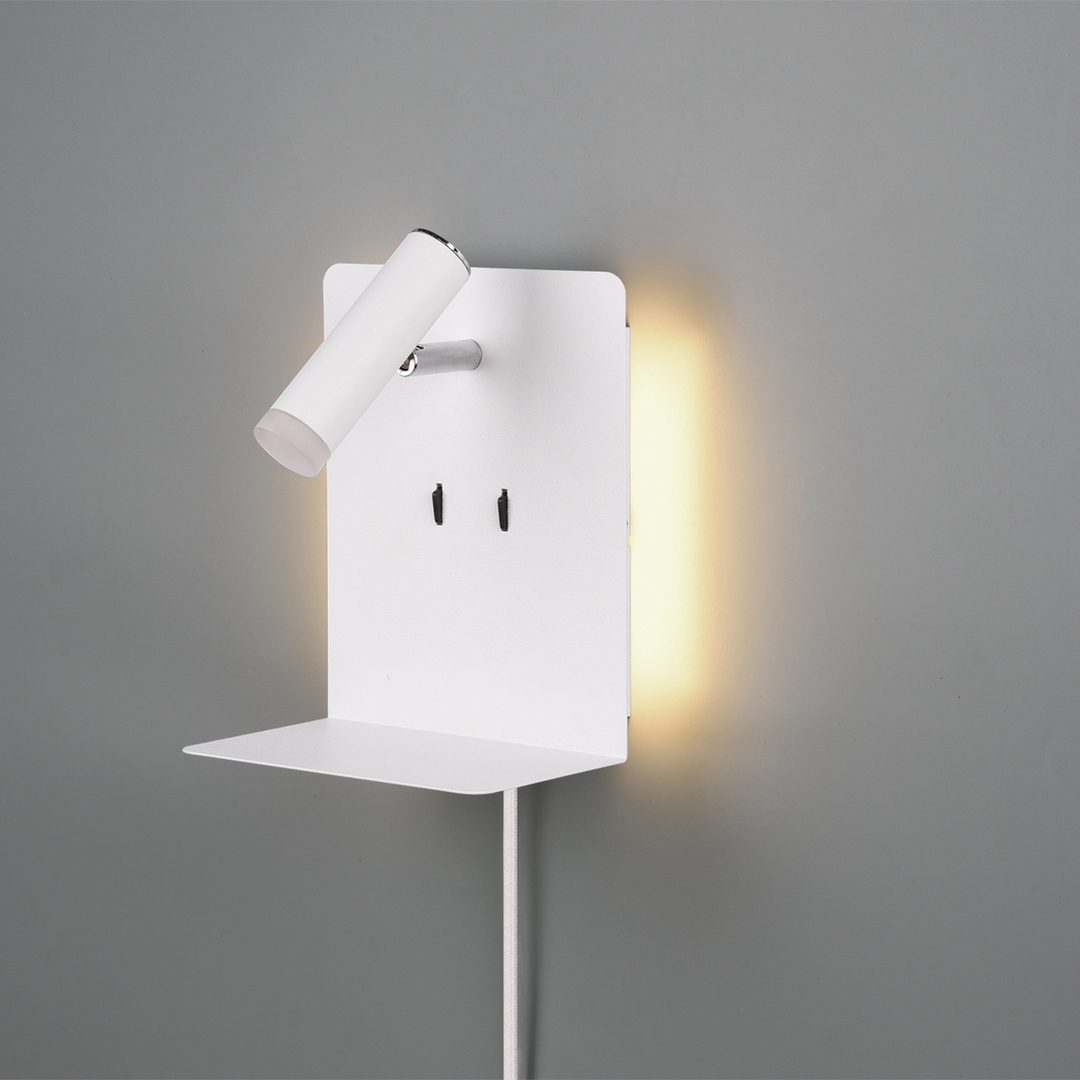 Element vegglampe - Hvit-Vegglamper-Trio Lighting-Hvit-Trl__222570231-Lightup.no