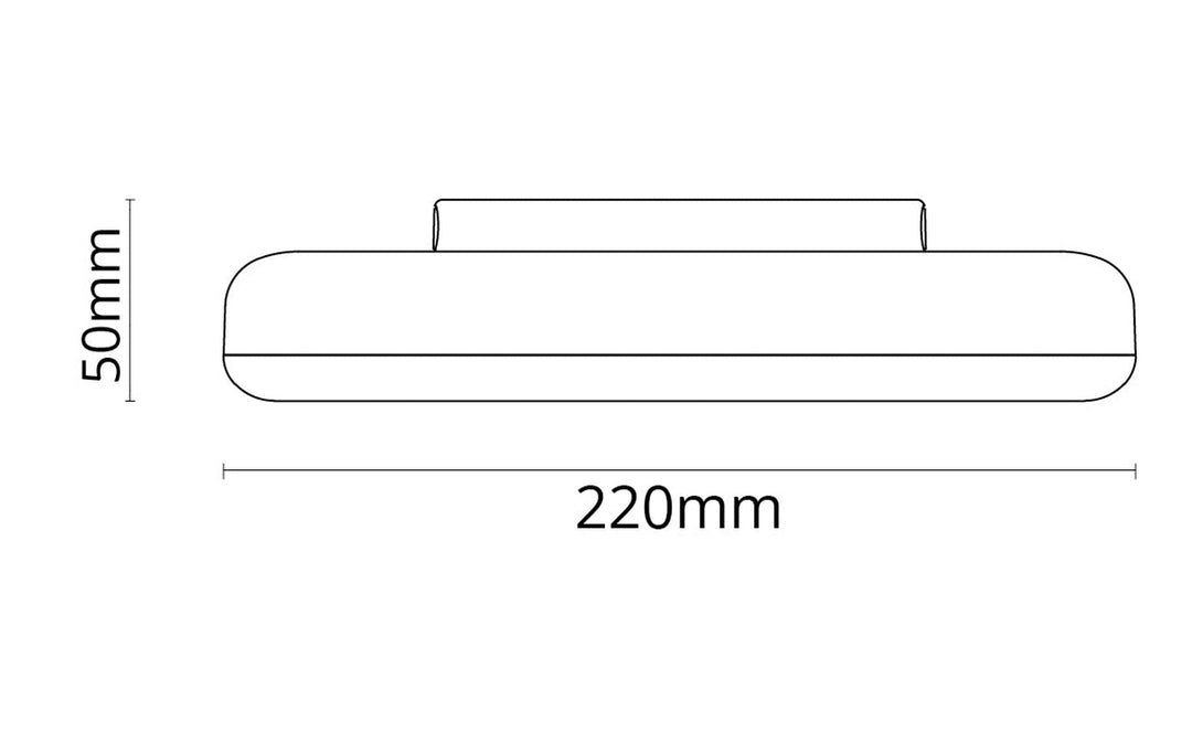 Etne taklampe 22 cm 11W 3000K - Hvit-Taklamper-Sg Armaturen As-Hvit-3307365-Lightup.no
