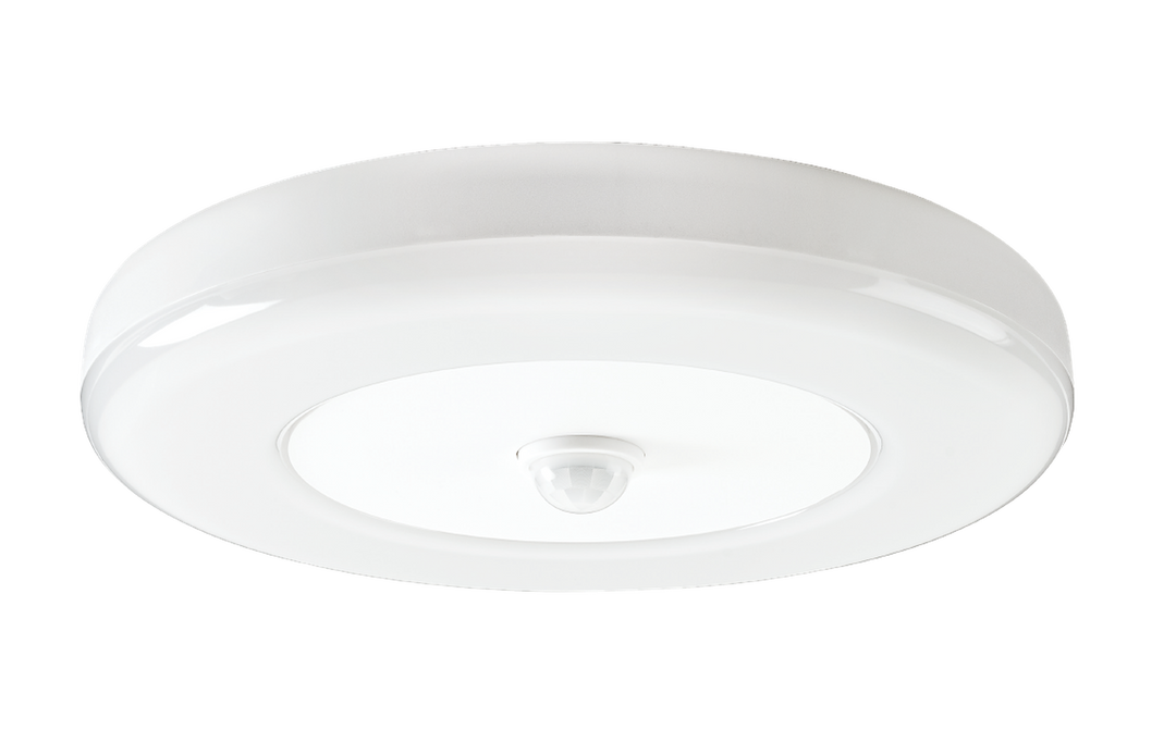 Etne taklampe 22 cm 11W 3000K PIR Sensor - Hvit-Taklamper-Sg Armaturen As-Hvit-3307366-Lightup.no