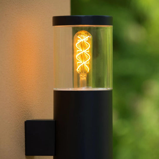 Fedor vegglampe utendørs IP44 E27 - Svart-Utebelysning vegg klassisk-Lucide-Svart-lc14899/01/30-Lightup.no