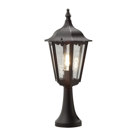Firenze portstolpe 55 cm - Svart-Utebelysning portstolpe-Konstsmide-Svart-7214-750-Lightup.no