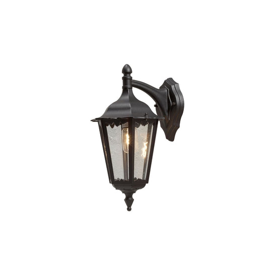 Firenze vegglampe 48 ned - Svart-Utebelysning vegg klassisk-Konstsmide-Svart-7212-750-Lightup.no