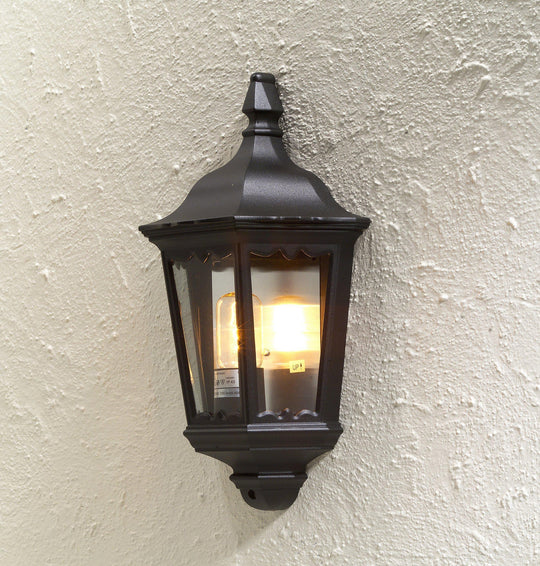 Firenze vegglampe Svart 44,5cm-Utebelysning vegg veggskjold-Konstsmide-Svart-7229-750-Lightup.no