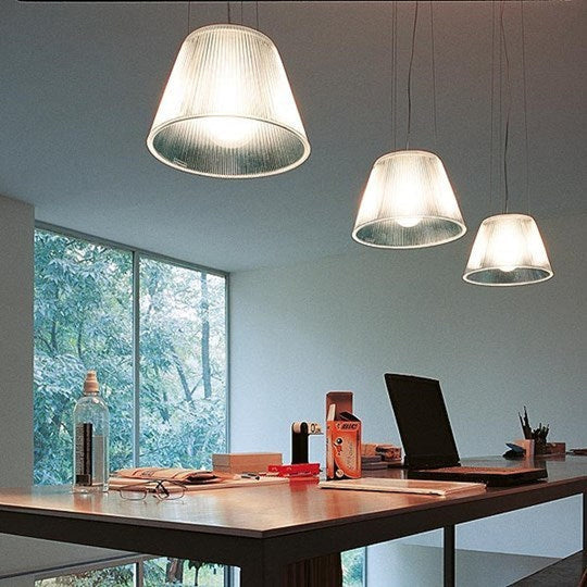 Flos Romeo Moon S1 taklampe-Takpendler-Flos-Transparent-Fls__F6105000-Lightup.no