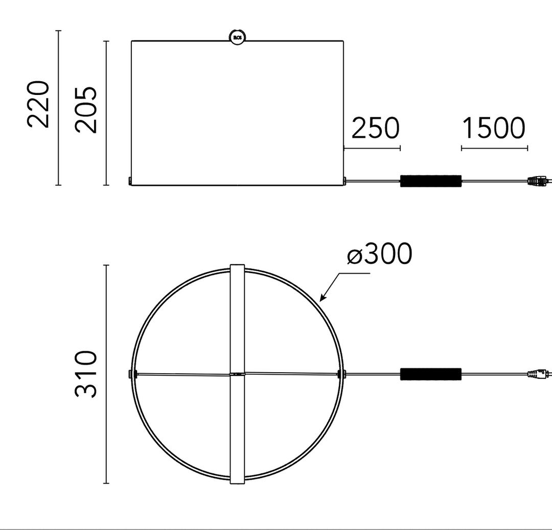 Flos To Tie T3 bordlampe-Bordlamper-Flos-Svart / Klart-Fls__F7543031-Lightup.no