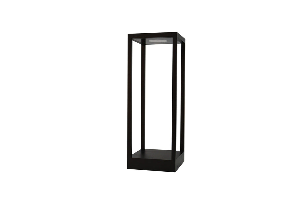 Frame utendørs pullert 45 cm 11W Dimbar IP65 - Svart-Utebelysning pullert-Antidark-Svart-2-237-30-02-Lightup.no