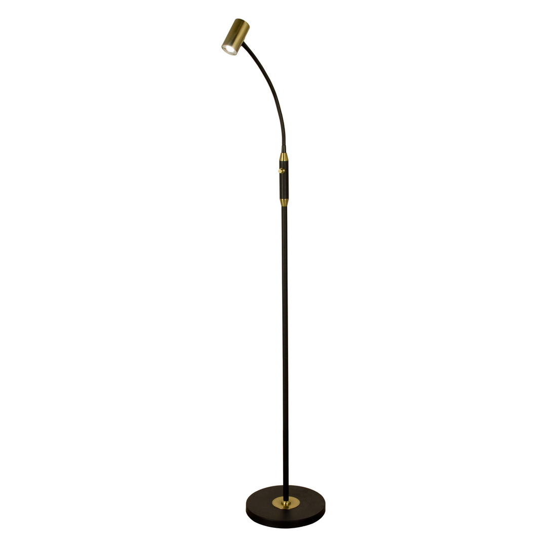 Gusto singel gulvlampe - Svart-Gulvlamper-Aneta Lighting-Svart-69703-15-Lightup.no