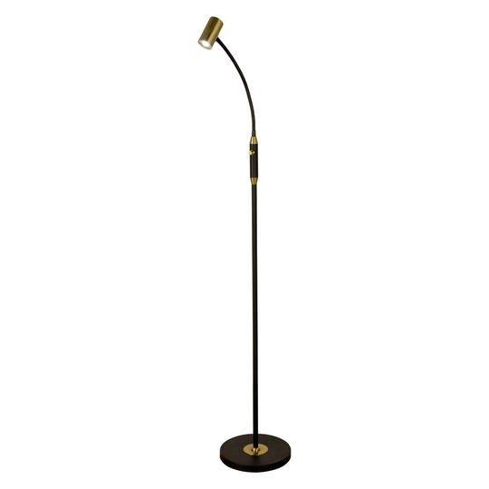 Gusto singel gulvlampe - Svart-Gulvlamper-Aneta Lighting-Svart-69703-15-Lightup.no