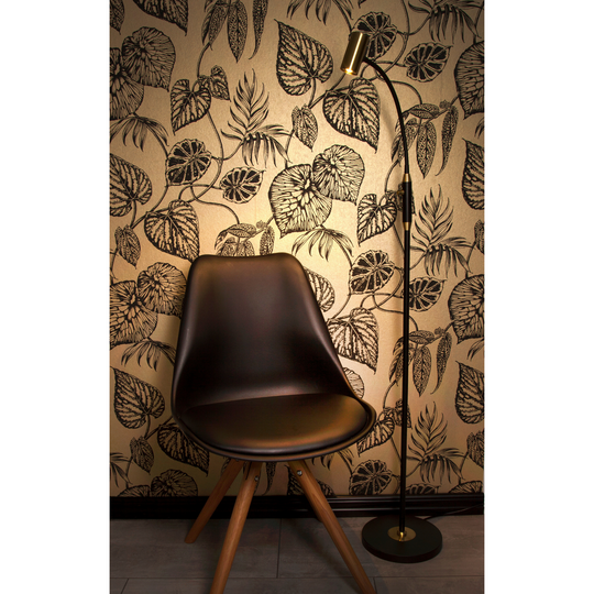 Gusto singel gulvlampe - Svart-Gulvlamper-Aneta Lighting-Svart-69703-15-Lightup.no