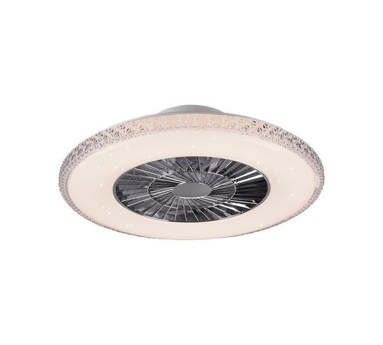 Harstad tak vifte 3000-6500K 39,6W m/Fjernkontroll - Kromfarget-Vifter-Reality-Krom-Trl__R62412106-Lightup.no