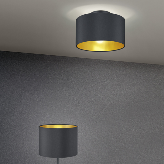 Hostel taklampe 2 lys - Svart-Taklamper-Trio Lighting-Svart-Trl__608200279-Lightup.no