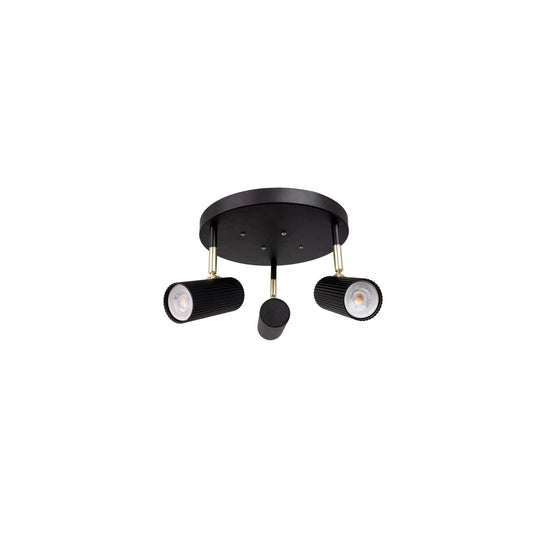 Hubble 3 taklampe rund - Svart-Taklamper-Globen Lighting-Svart-463311-Lightup.no