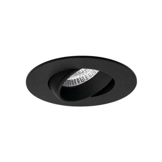 Icarus lavtbyggende downlight Isosafe 7W RA95 2700K 68-83 mm dimbar - Svart-Downlight lavtbyggende-Norlux-Svart-101970-36-2-Lightup.no