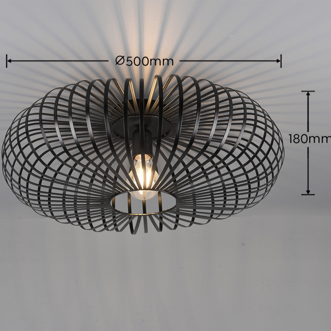 Johann taklampe 50 - Svart-Taklamper-Trio Lighting-Svart-Trl__606905032-Lightup.no