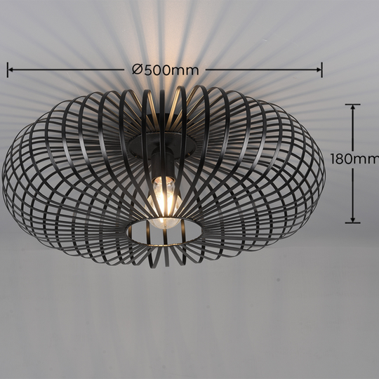 Johann taklampe 50 - Svart-Taklamper-Trio Lighting-Svart-Trl__606905032-Lightup.no