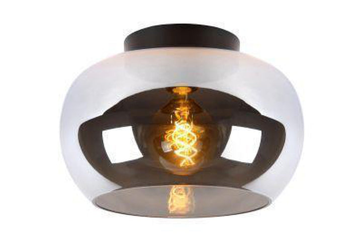 Judi taklampe - Røykfarget glass-Taklamper-Lucide-Røyk-lc45177/30/65-Lightup.no