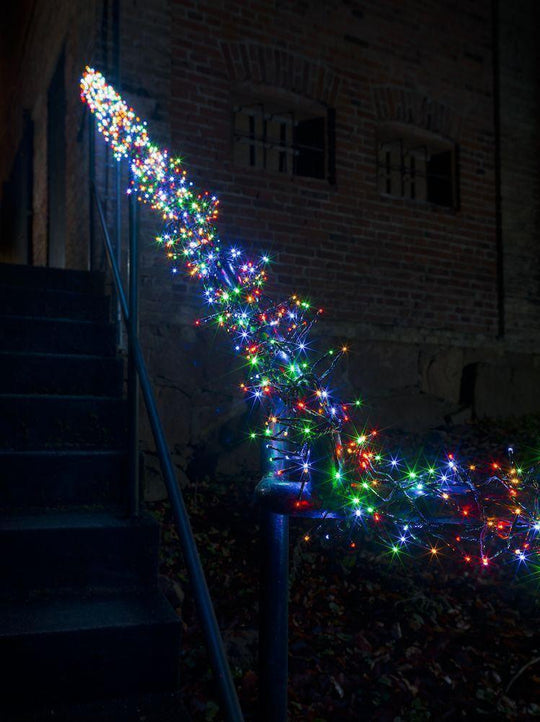 Juletrelys Cluster 1536 multifunksjon Led IP44 - Flerfarget-Julebelysning juletrelys ute-Konstsmide-Svart-3865-500-Lightup.no