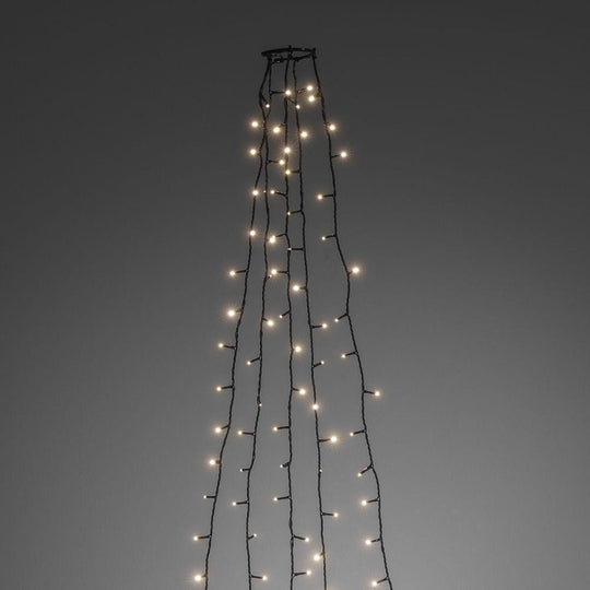 Juletrelys ring slynge 3 meter - Varmhvit-Julebelysning juletrelys og slynger-Konstsmide-Hvit-6362-120-Lightup.no