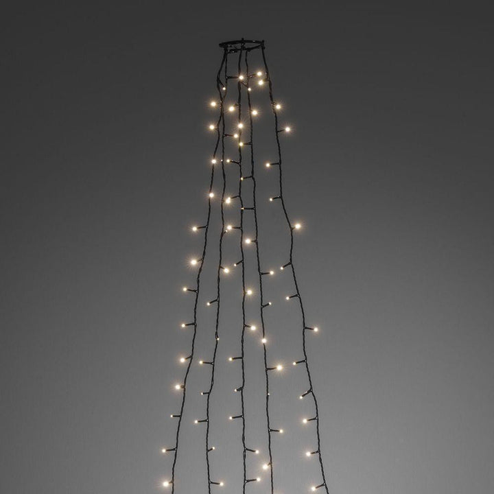 Juletrelys ring slynge 3 meter - Varmhvit-Julebelysning juletrelys og slynger-Konstsmide-Hvit-6362-120-Lightup.no