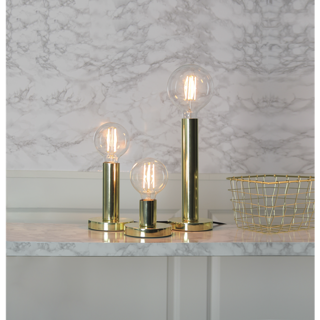 Klar Glob LED Filament 125mm-LED-pære E27 sokkel-Star Trading-Klar-352-54-Lightup.no