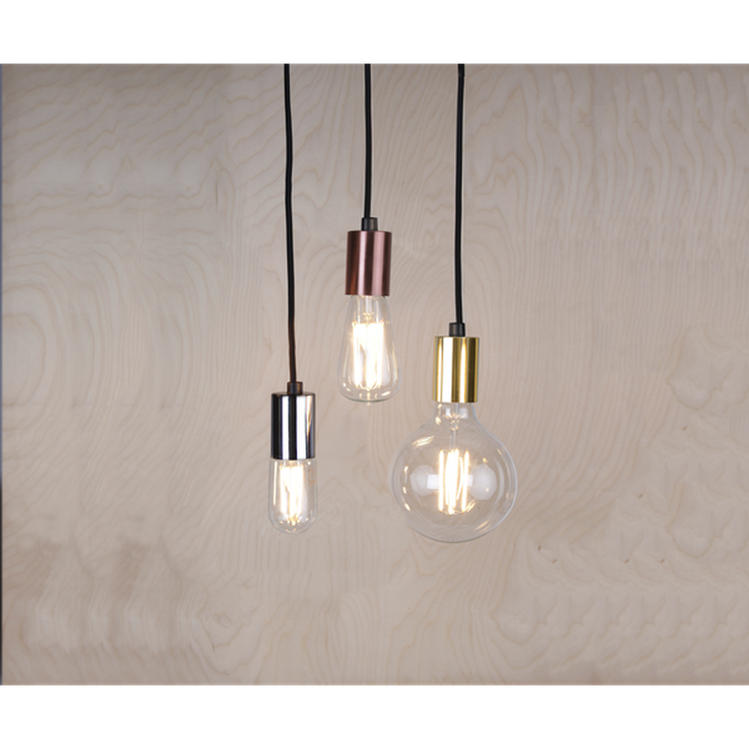 Klar Glob LED Filament 125mm-LED-pære E27 sokkel-Star Trading-Klar-352-54-Lightup.no