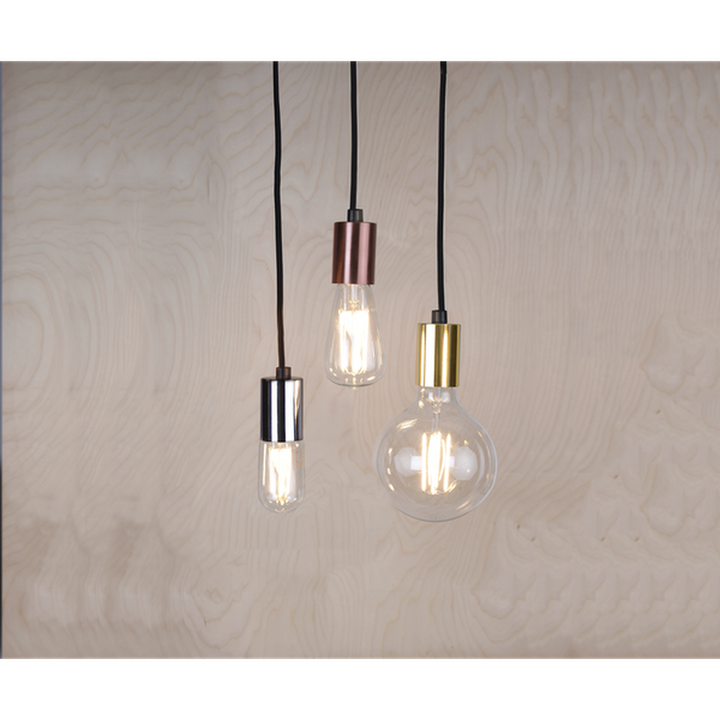 Klar Glob LED Filament 125mm-LED-pære E27 sokkel-Star Trading-Klar-352-54-Lightup.no