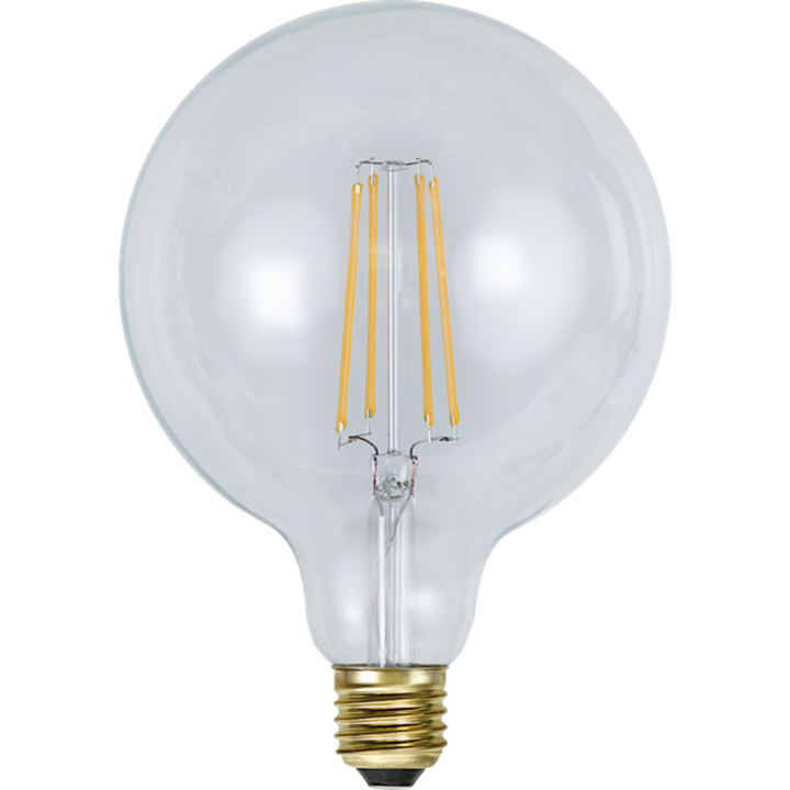 Klar Glob LED Filament 125mm-LED-pære E27 sokkel-Star Trading-Klar-352-54-Lightup.no