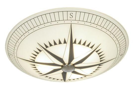 Kompass taklampe 50 - Hvit/svart/stål-Taklamper-Aneta Lighting-Hvit-16011-15-4-Lightup.no