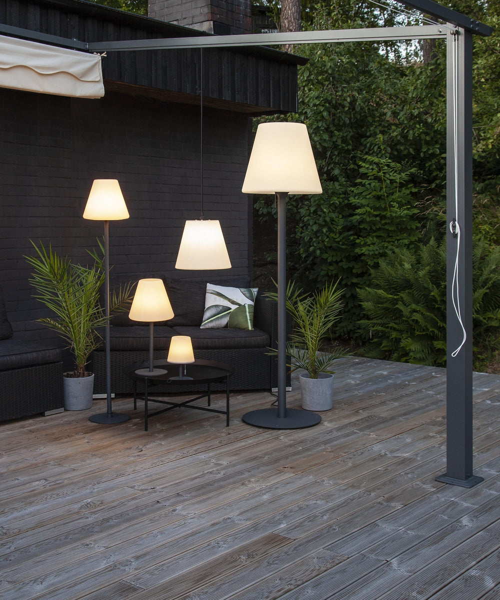 Kreta gulvlampe utendørs 150 cm-Utebelysning Hagebelysning-Ms - belysning-hvit-803-91-Lightup.no