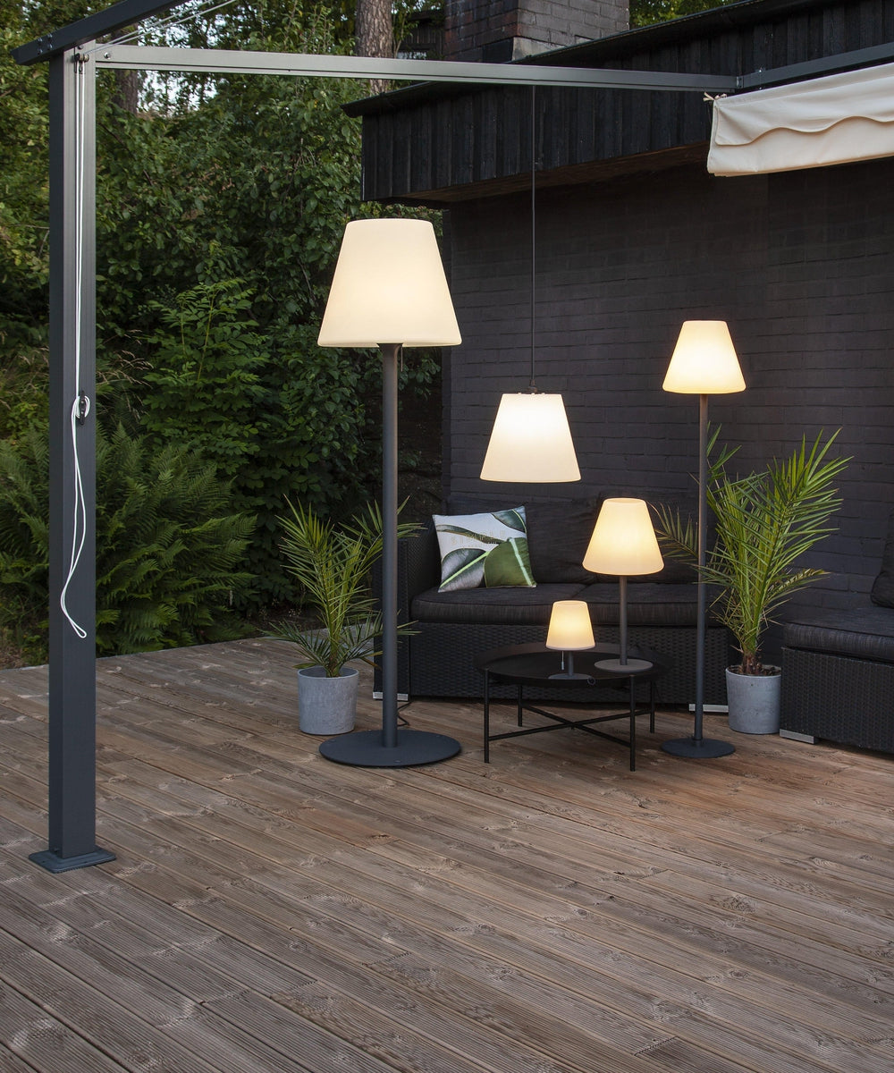 Kreta gulvlampe utendørs 150 cm-Utebelysning Hagebelysning-Ms - belysning-hvit-803-91-Lightup.no