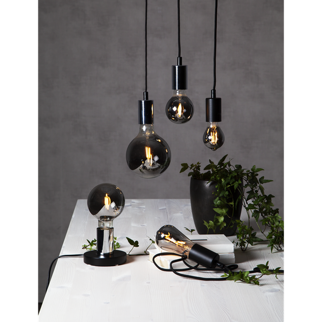 LED-pære 1,8W plain smoke 125mm-LED-pære E27 sokkel-Star Trading-Røyk-355-83-Lightup.no