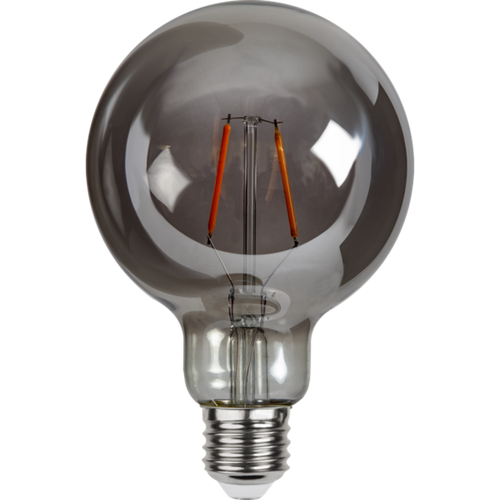 LED-pære 1,8W plain smoke 95mm-LED-pære E27 sokkel-Star Trading-Røyk-355-82-Lightup.no