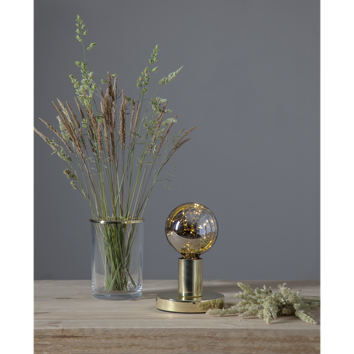 LED-pære smokey med små lys E27 (1,5W)-LED-pære E27 sokkel-Star Trading-Røyk-363-34-Lightup.no