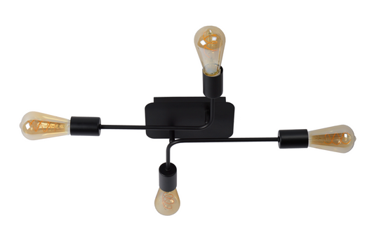 Lester taklampe - Svart-Taklamper-Lucide-Svart-LC21118/04/30-Lightup.no
