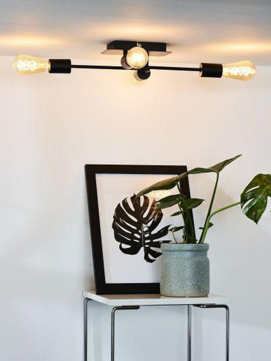 Lester taklampe - Svart-Taklamper-Lucide-Svart-LC21118/04/30-Lightup.no