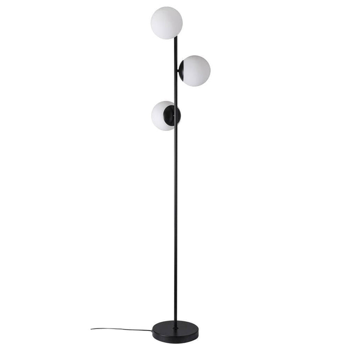 Lilly gulvlampe - Svart/Opal-Gulvlamper-Nordlux-Svart / Opal-48613003-Lightup.no