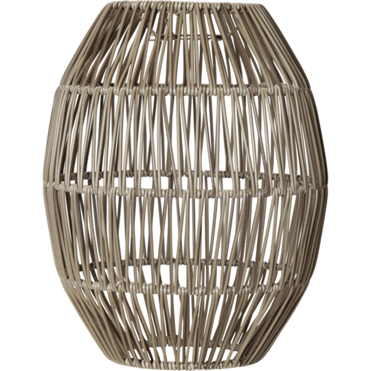 Linde utendørs lampeskjerm 24 cm IP44 - Grå/beige-Utebelysning Hagebelysning-Star Trading-Grå / Beige-092-08-Lightup.no