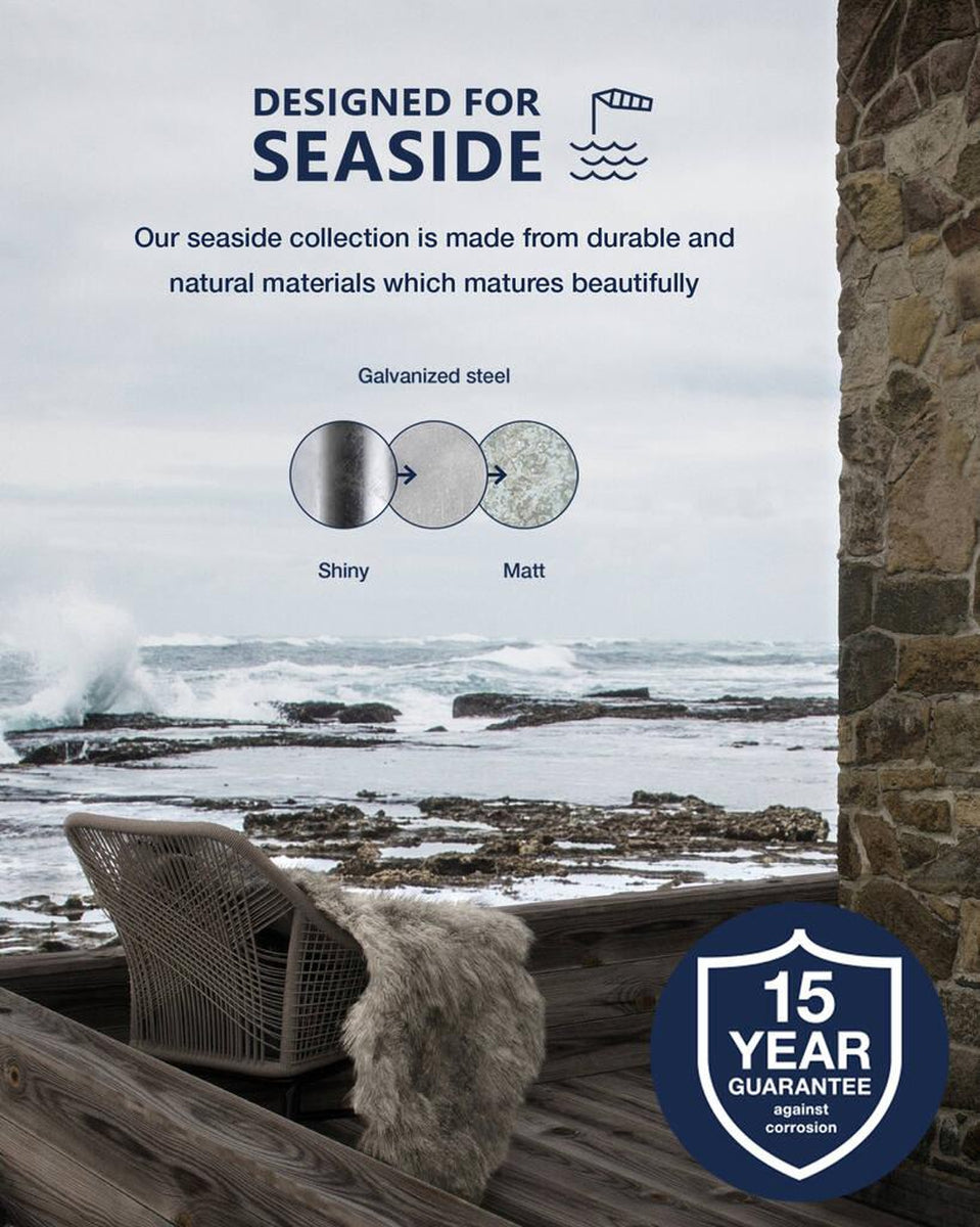 Lønstrup 32 vegglampe utendørs E27 IP44 m/sensor - Galvanisert stål-Utebelysning vegg klassisk-Nordlux-Galvanisert-71412031-Lightup.no