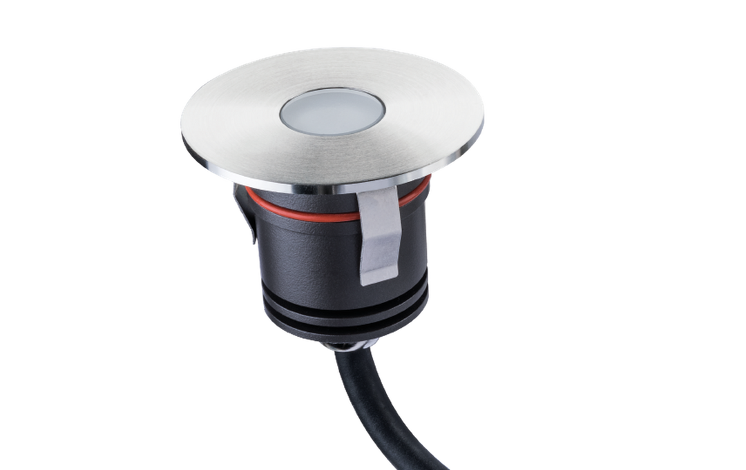 Luna Deco opal uplight utendørs 3W 3000 Kelvin IP67 - Rustfritt stål-Utebelysning uplight-Sg Armaturen As-Stål-3102600-Lightup.no