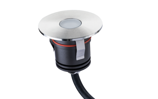 Luna Deco opal uplight utendørs 3W 3000 Kelvin IP67 - Rustfritt stål-Utebelysning uplight-Sg Armaturen As-Stål-3102600-Lightup.no