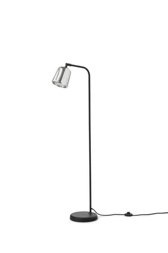 Material Gulvlampe - Rustfritt Stål-Gulvlamper-New Works-Stål-Nes__21425-Lightup.no