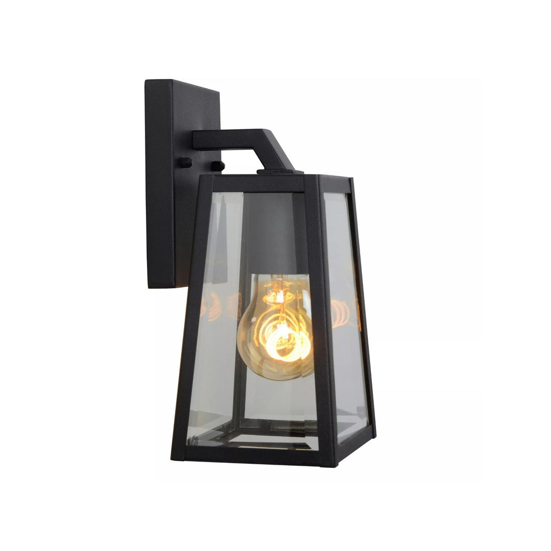 Matsol vegglampe utendørs E27 - Svart-Utebelysning vegg klassisk-Lucide-Svart-lc29828/01/30-Lightup.no