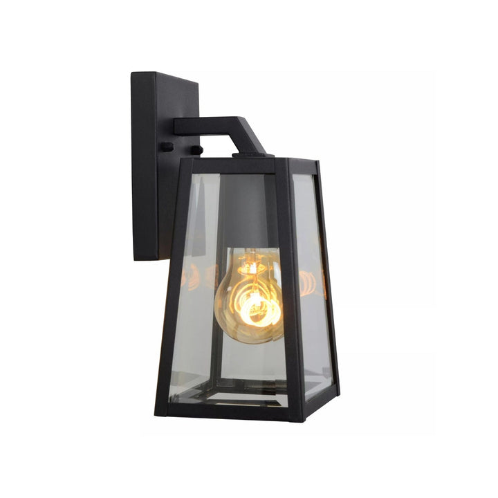 Matsol vegglampe utendørs E27 - Svart-Utebelysning vegg klassisk-Lucide-Svart-lc29828/01/30-Lightup.no