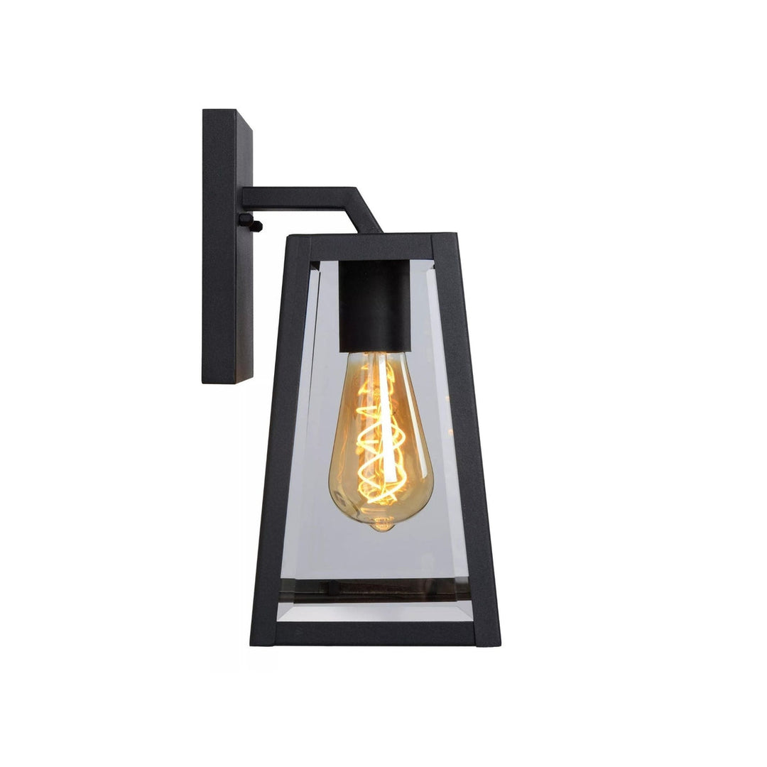 Matsol vegglampe utendørs E27 - Svart-Utebelysning vegg klassisk-Lucide-Svart-lc29829/01/30-Lightup.no