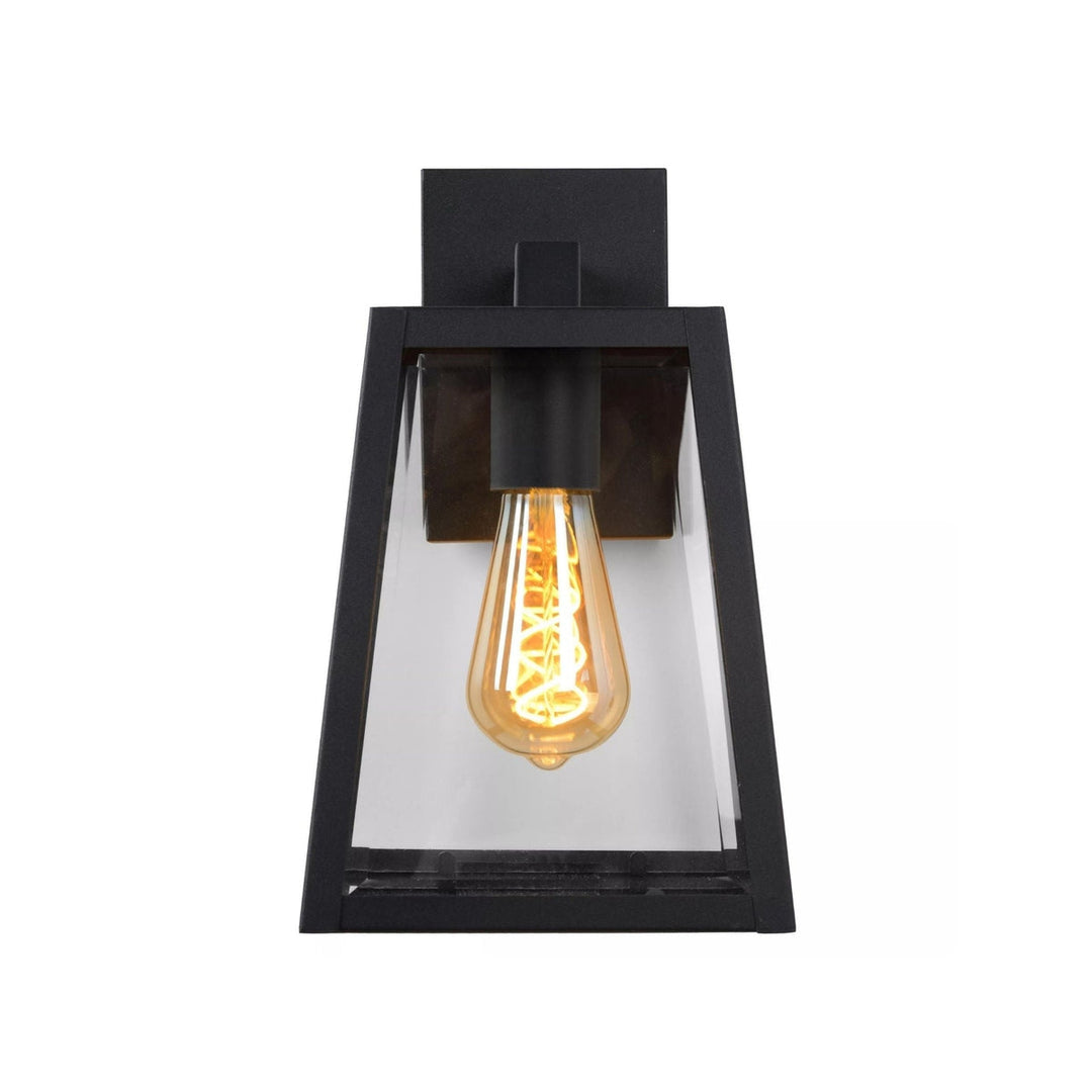 Matsol vegglampe utendørs E27 - Svart-Utebelysning vegg klassisk-Lucide-Svart-lc29829/01/30-Lightup.no