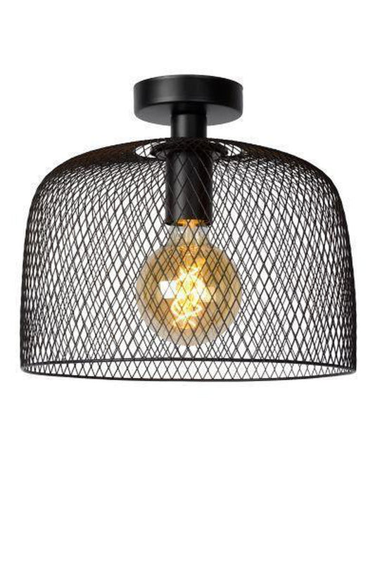 Mesh taklampe 29,5 cm - Svart-Taklamper-Lucide-Svart-LC43104/30/30-Lightup.no