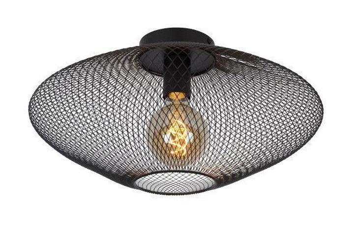Mesh taklampe 45 cm-Taklamper-Lucide-Svart-LC21123/45/30-Lightup.no