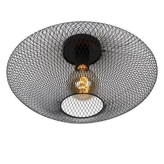 Mesh taklampe 45 cm-Taklamper-Lucide-Svart-LC21123/45/30-Lightup.no