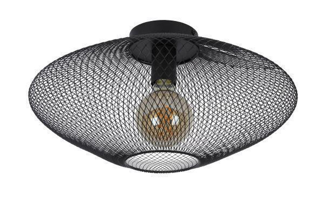 Mesh taklampe 45 cm-Taklamper-Lucide-Svart-LC21123/45/30-Lightup.no