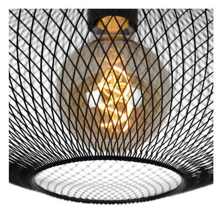 Mesh taklampe 45 cm-Taklamper-Lucide-Svart-LC21123/45/30-Lightup.no